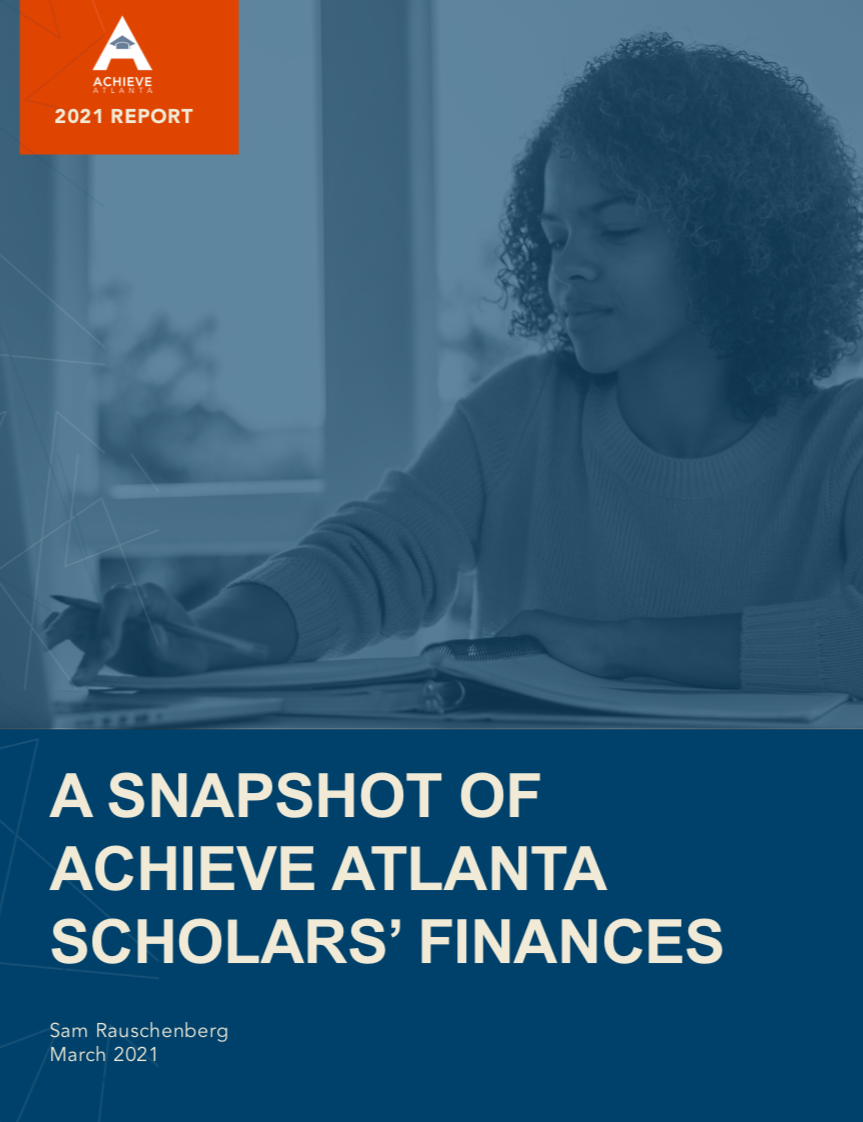 A Snapshot of Achieve Atlanta Scholars’ Finances